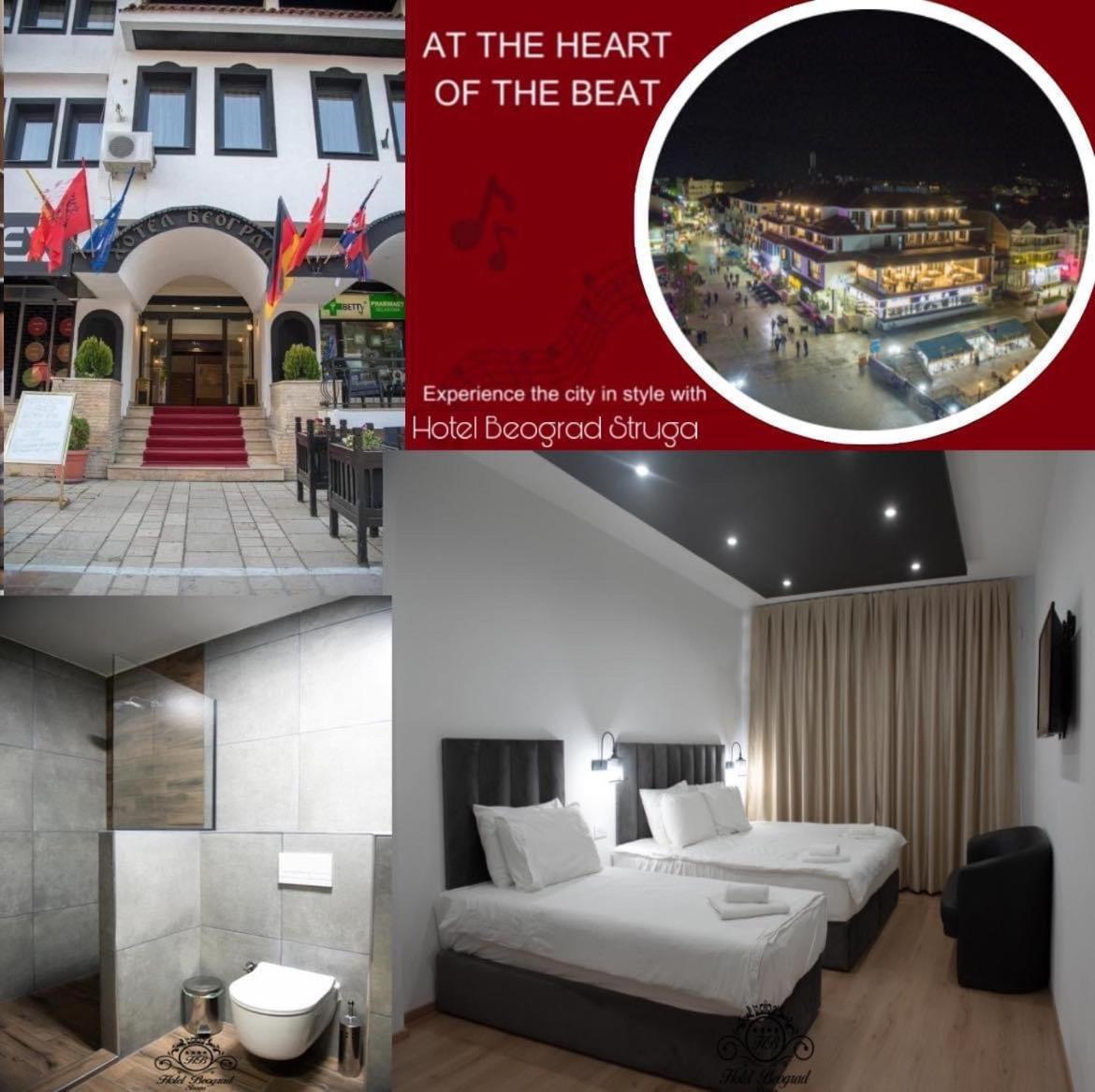 Hotel Beograd Struga Exterior foto
